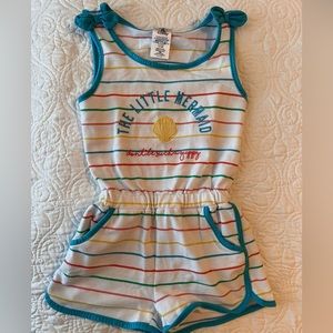 Disney terry romper, Little Mermaid